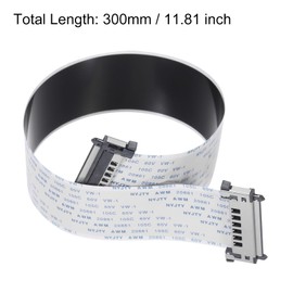 QUARKZMAN FFC FPC Cable 0.5 mm Pitch 51 Pin 300 mm Flexible Ribbon Cable for LCD Screen