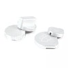 Ynei 4Pcs/Set Sliver Engine Bay inner Tnak Cap Overlay Dress