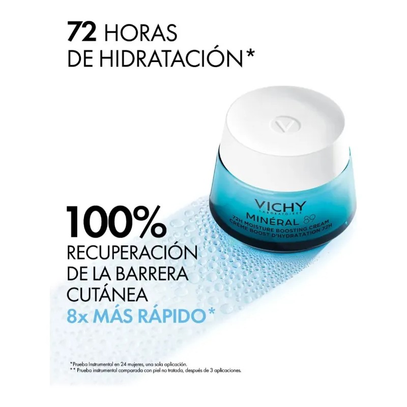 Kit Vichy Crema Hidratante 72h Booster Mineral Facial