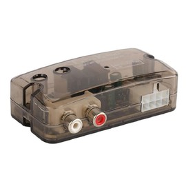 Car Stereo Audio High to Low Speaker Impedance Converter Audio Signal Adapter,Speaker Output to RCA High to Low Line Control Output Converter for Auto Amp Subwoofer (Style 1, TD-22)