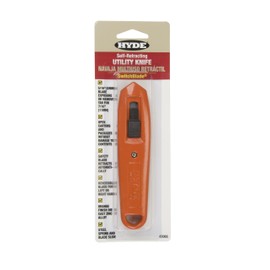 HYDE 42065 Switchblade Professional Safety Knife, Orange, 5/16 to 3/8-inch Exposure