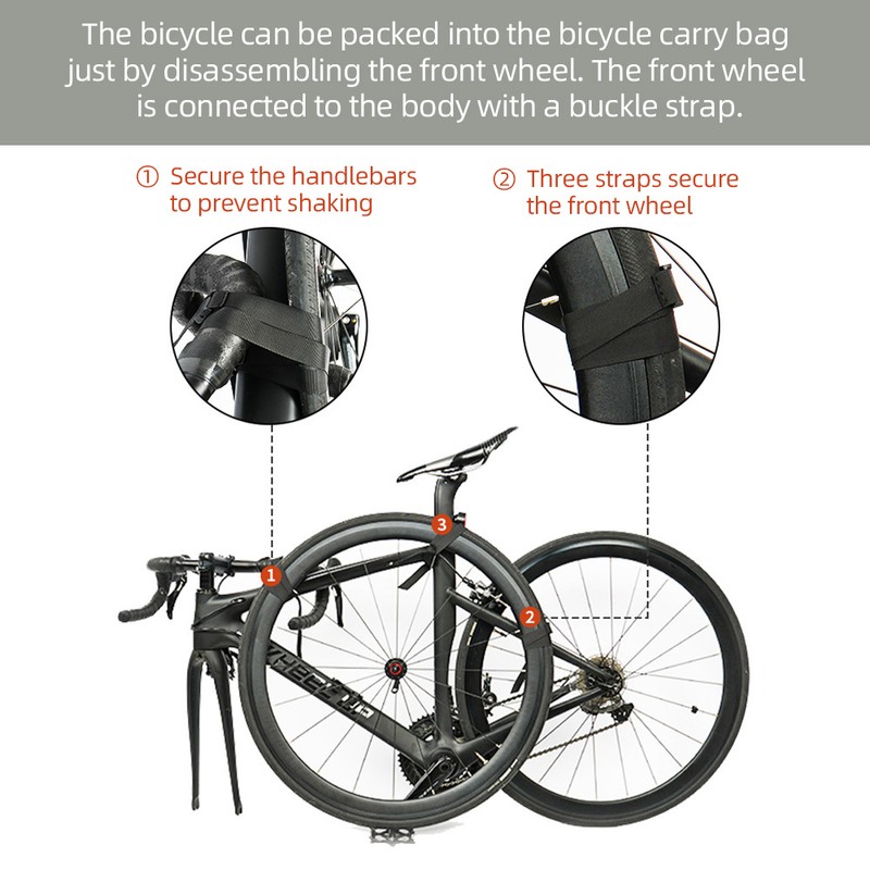 Portable Bike Carry Bag Oxford Cloth Bicycle Transport Storage Case