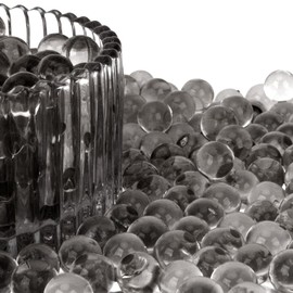 10000 PCS Water Beads for Vases,Water Gel Beads for Vases,Water Beads for Plants,Jelly Beads,Water Beads Bulk for Floral Arrangement,Wedding Centerpiece,Festive Party,DIY,Christmas Decor (Black）