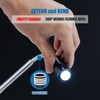 VIBELITE Gifts for Dad, Magnetic Flashlight with Tool Magnetic Lanyard,