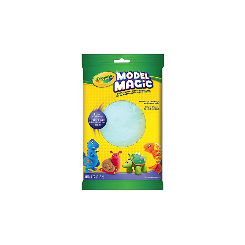 Crayola Model Magic, Aquamarine, Modeling Clay Alternative, 4oz