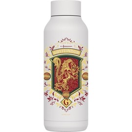 Quokka HP Gryffindor Thermosflasche, Edelstahl, 510 ml, Weiß