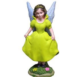CasaTena Miniature Resin Fairy Queen - Fairy Garden Accessories Garden Decoration Garden Figure - Mini Figures for Fairy Garden - Fairy Figures for Bedroom/Desk Decoration