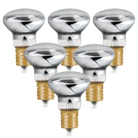 SerBion Lava Lamp Bulb, R39 E17 Reflector Type Bulb for Lava and Glitter Lamps, High-Output Heat 120V 30W Replacement Bulb with Dimmable, 2700K Warm White, 6000+Hours Long-Lasting Pack of 6