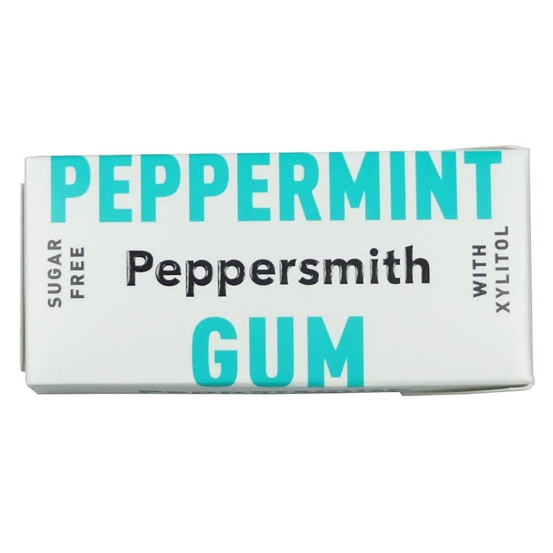 Peppersmith English Peppermint Sugar-Free Gum, 15 g