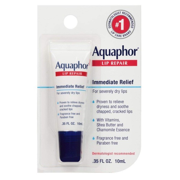 Aquaphor Lip Repair, 0.35 Fl Oz, Pack of 6