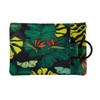 Mini Lightweight Pouch Wallet - Zippered w/Key Ring, Tropical, Mini