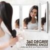 3 Way Mirror, Trifold Mirror, Trifold Vanity, Three Way Folding,