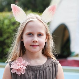 ibasenice 1 Pair of Rabbit Ear Hair Clip Bunny Bobby Pin 2025 New Year Hair Clips Fox Ear Hair Barrettes Rabbit Costume Hair Prop Hair Accessories for Women Girls