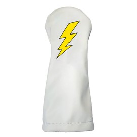 Lightning Bolt Sunfish Leather Driver Golf Club Headcover