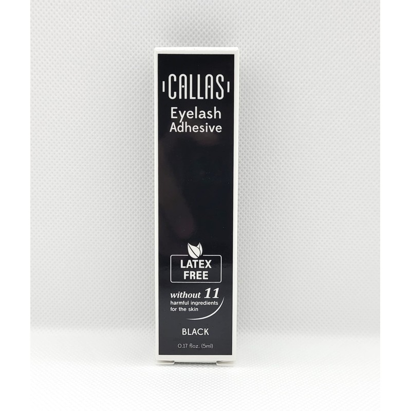 CALLAS EYELASH ADHESIVE, BLACK(LATEX FREE), 0.17 OZ/5ML