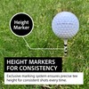 Kaizen Golf Tees Bamboo - Durable, Biodegradable Wooden Golf Tees