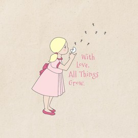 CafePress All Thing Grow Tote Bag Reusable Natural Beige Canvas Shopping Bag