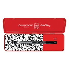 Caran D' Ache Keith Haring Ballpoint Pen - Special Edition - Black