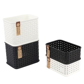 My Style Rectangular T Basket 5 pieces, No. 1/white 5ea