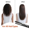 Huvcy 1 Inch Hair Straightener, Fast Heating Dual Voltage Hair