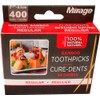 Mirage, 400-Pack Regular Toothpicks in Box - Convenient and Durable