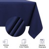 PiccoCasa Square Table Cloth 140x140 cm/55"x55", Table Cloth Wipe Clean