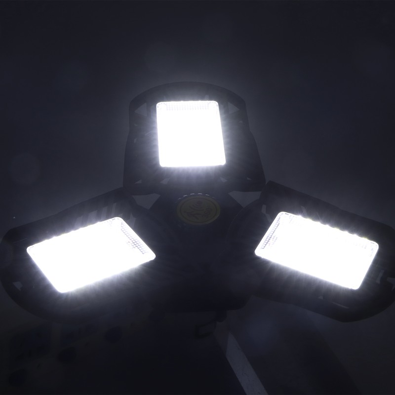 E27/E26/B22 LED Folding Garage Light 60W Radar Light Sensation Deformable