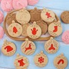Christmas Cookie Cutter Set, 8pcs 3D Pressable Christmas Cookie Cutters