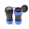 ZBLZGP SD28 9 Pin Bulkhead Connector Male Female Docking 10A