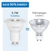 Linkind Dimmable GU10 LED Bulbs, Daylight 5000K, 5.7W MR16 LED