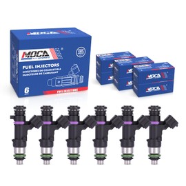 MOCA FJ750 6PCS Fuel Injectors Compatible with 2012-2021 for Nissan NV1500/NV2500/NV3500 4.0L, 2005-2019 for Nissan Frontier 4.0L, 2009-2012 for Suzuki Equator 4.0L
