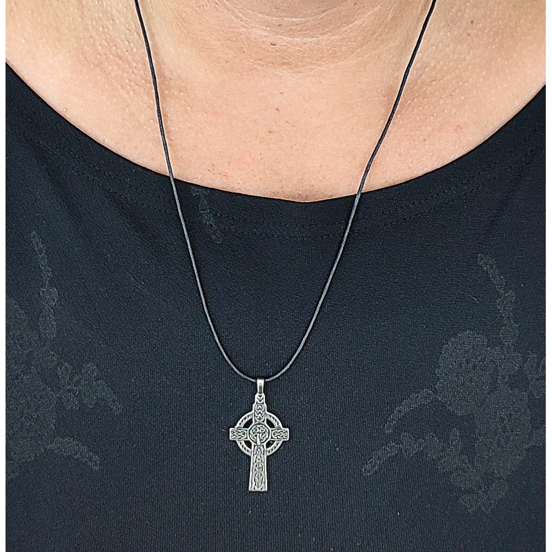 Celtic Cross Pendant Made From 925 Sterling Silver