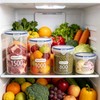 Boxdljh Food Storage Containers Set for 4 Pack, Freezer Containers