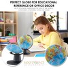 Waypoint Geographic GeoClassic Globe, 6” Ready-to-Assemble Blue Ocean World Globe,