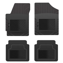 PantsSaver Custom Fit Floor Mats for Bentley Bentayga 2019 All Weather Protection-4 Piece Set-High Raised Border Protection Great for Catching Spills & Easy Rinse-Car Accessories- Black