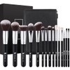 Ducare Brochas Maquillaje Profesionales 15pcs Set Brocha Kabuki Base Mezcla