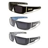 Locs Gangsta Sunglasses Various Combos 58 Style (3 Pack Blue