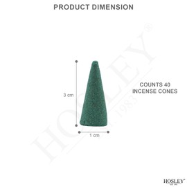 Hosley 240-Pack Full Moon Incense Cones, Essential Oil Infused, Ideal for Meditation, Aromatherapy, Spa, Home, Bath, Weddings, Gifts