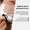 BAYLOVE Cepillo de Limpieza Facial de Silicona, Cepillo Limpiador Facial
