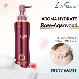 TikTokShopRestock-Let's smile 48 Hours Aroma & 72 Hours Moisture Fragrant Bath Milk Honey (Gold Edition) - gentle cleansing,suitable for all skin types, suitable for men and women - 500g Luxurious:_500ml