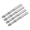 sourcing map Solid Carbide Drill Bits, 4mm C2/K20 Tungsten Carbide