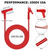 Multimeter Test Leads, Banana Plug to Alligator Clip Test Lead