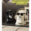 Xuirihusi Moai Tissue Box Holder with Headphone Holder, Suitable for