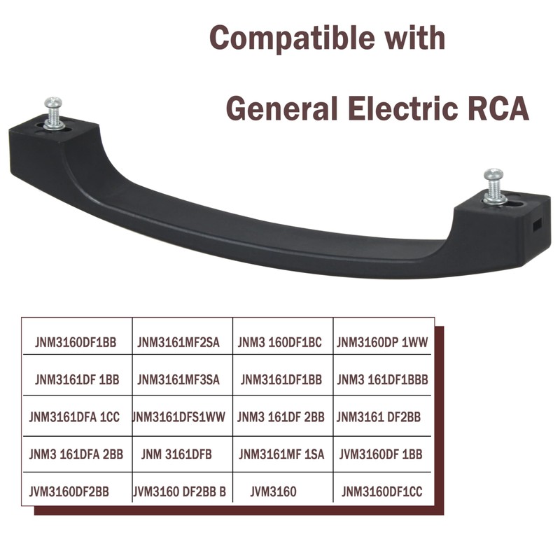 Microwave Handle WB15X10275 Fits for GE Microwave Handle Replacement AP5790514,PS8754172,26130071490（1
