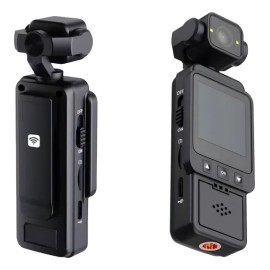 Wearable 1080p Sports Action Camera With Stabilizer Negro