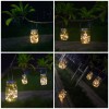 Aubasic Solar Mason Jar Lights 4 Pack 30 LEDs Waterproof