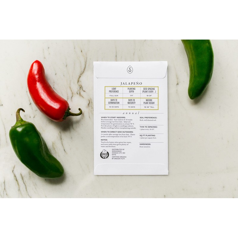 Sereniseed Certified Organic Vegetable Seed Collection (20-Pack) – 100% Non