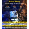 BORUIT U6 Small Flashlights Powerful, Super Bright Mini EDC Flashlight