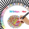 Jnyan Felt Tip Pens Dual Brush Marker, 36 Colours Fine