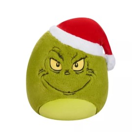 Squishmallows The Grinch in Santa Hat 12 Inch Soft Plush Fuzzamallow New